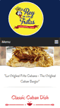 Mobile Screenshot of elreydelasfritas.com